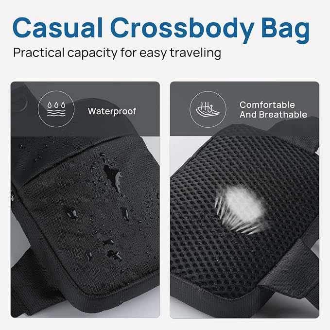 VADOO Mini Sling Bag, Small Crossbody Bag - Image 6