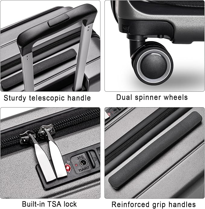 Luggage Sets 3 Piece, ABS Lightweight 20in/24in/28in Luggage, Expandable Carry - Image 5
