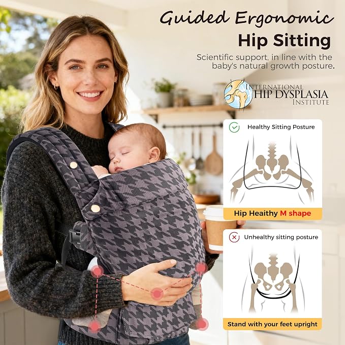 Baby Carrier Newborn to Toddler- Ergonomic, Cozy and Lightweight Infant Carrier - Image 5