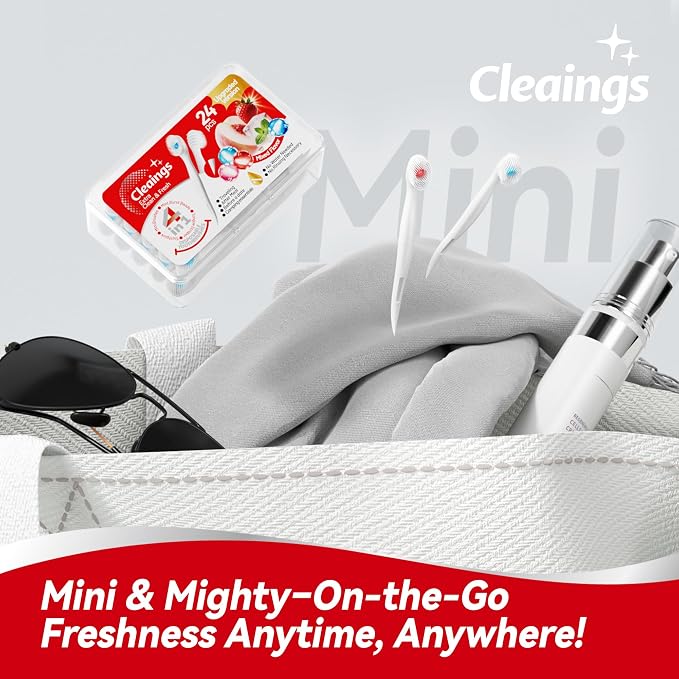 cleaings® Mini Disposable Toothbrush Set - Image 6