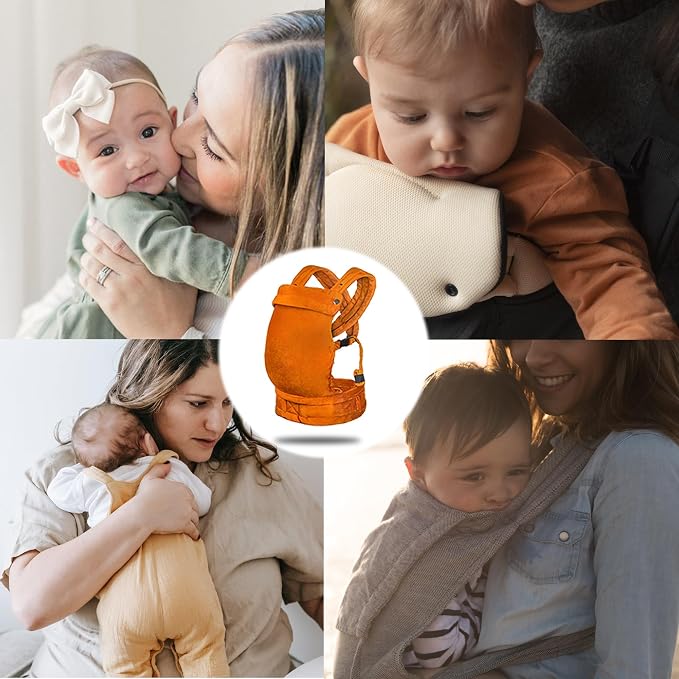 Baby Carrier for Newborn to Toddler, Cozy Baby Wrap Carrier 7-35 lbs, Ergonomic - Image 8