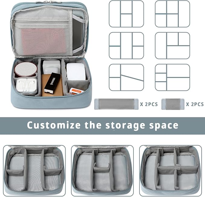 mygreen Electronics Travel Organizer, Watreproof Electronic Accessories Case - Image 4