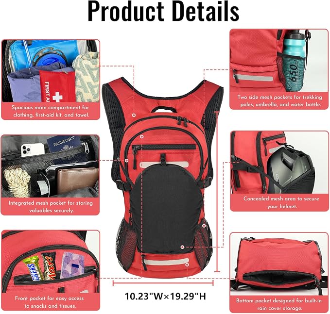 Zavothy 18L Hydration Backpack - Image 5