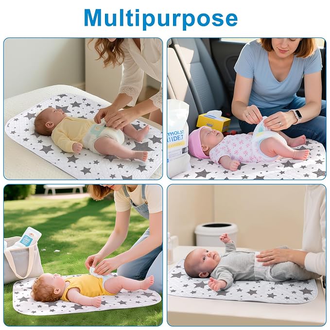 Accmor Baby Diaper Changing Pad, Wipeable Portable Diaper Changing Pad - Image 7