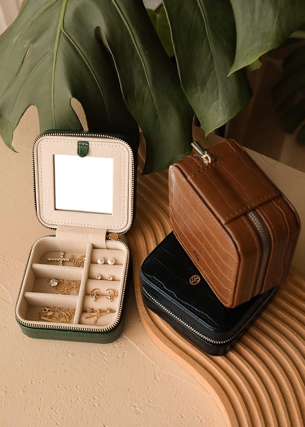 S.Leaf Travel Jewelry Organizer Travel Jewelry Boxes - Image 3