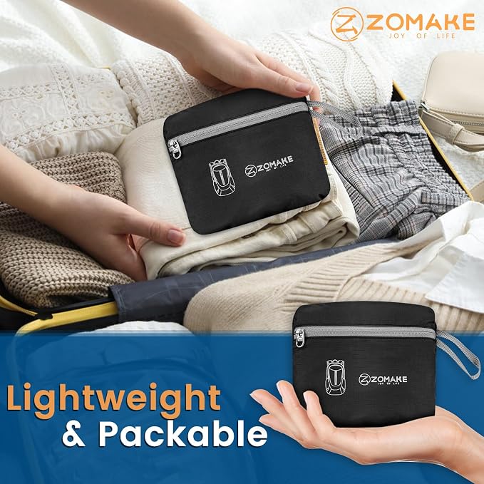 ZOMAKE Ultra Lightweight Packable Backpack 25L, Foldable Hiking Backpacks Water - Image 5