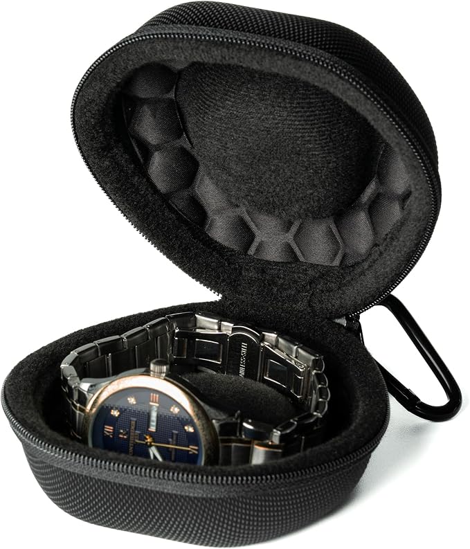 padded single Watch travel Case, men's watch case holder - Image 6