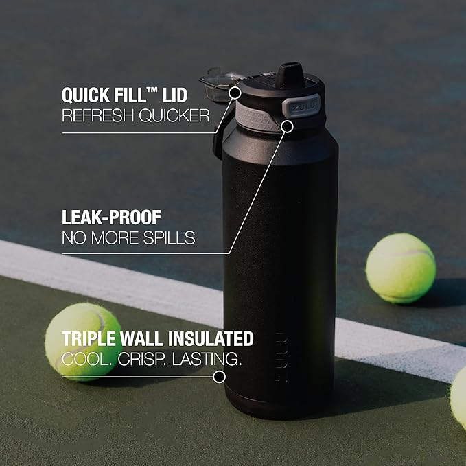 ZULU Powerfill Pro 24oz Stainless Steel Water Bottle - Image 2