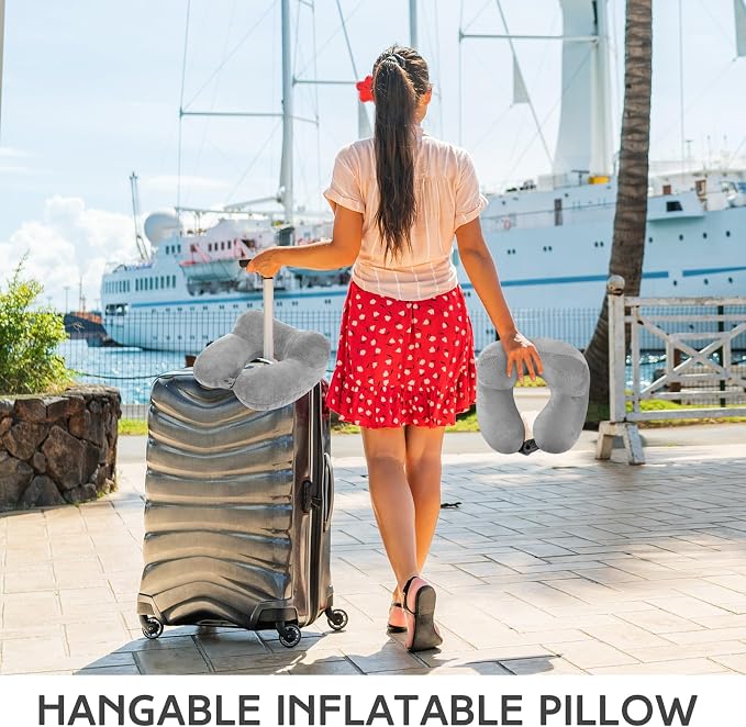Sintuff 2 Pack Inflatable Travel Pillow - Image 5