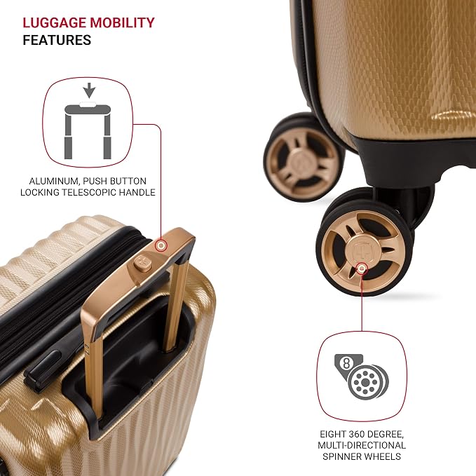 SwissGear 7272 Energie Expandable Hardside Luggage - Image 2