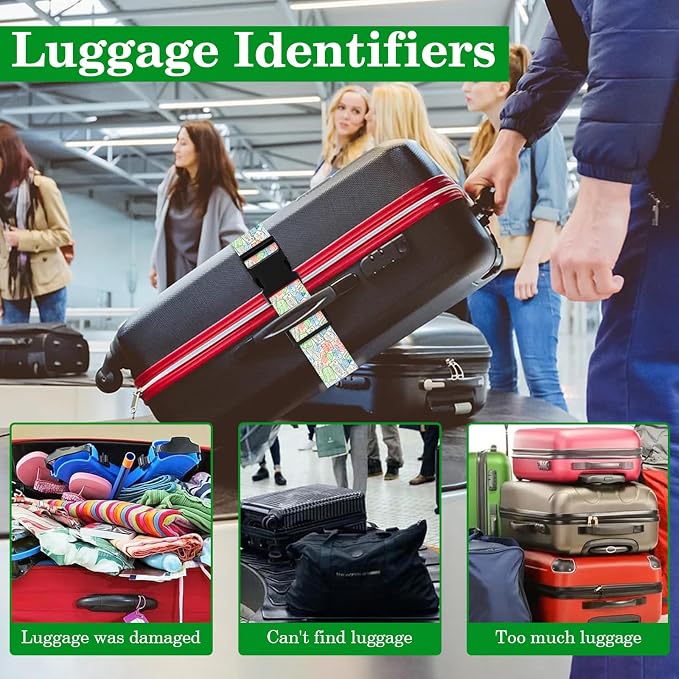 Luggage Straps for Suitcases TSA Approved, Luggage Identifiers for Suitcase - Image 6