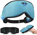3D Contoured Sleep Mask with Bluetooth Headphones, Adjustable Blackout Sleeping by Mixiba