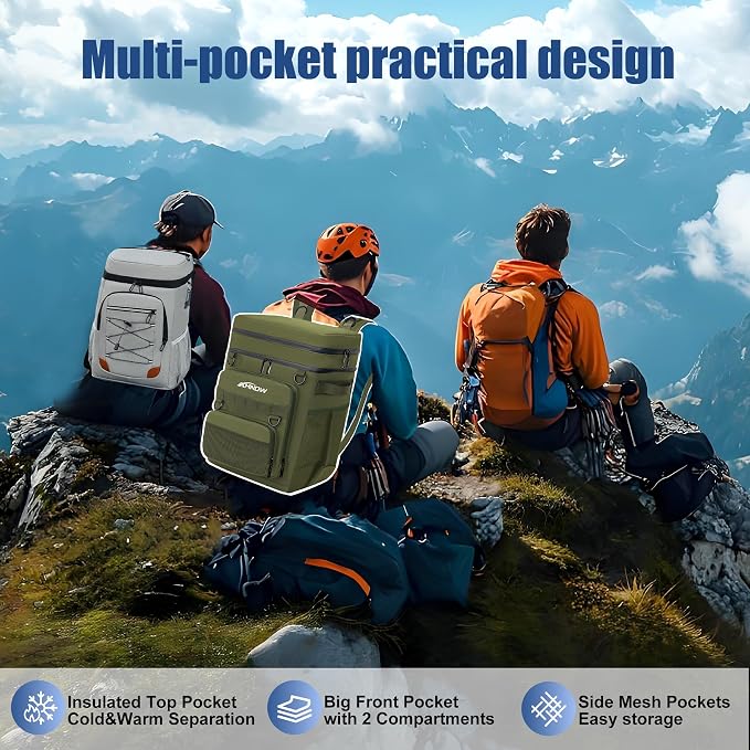 Backpack Cooler Insulated Leak Proof - Image 3