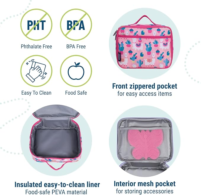 Wildkin Kids Insulated Lunch Box – Durable and Reusable - Image 4