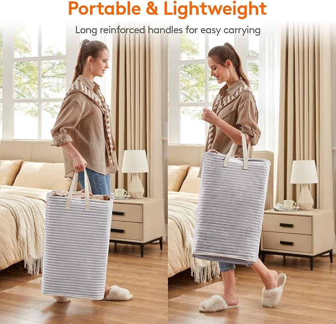 Lifewit Laundry Hamper Large Collapsible Laundry Baskets, Freestanding - Image 4