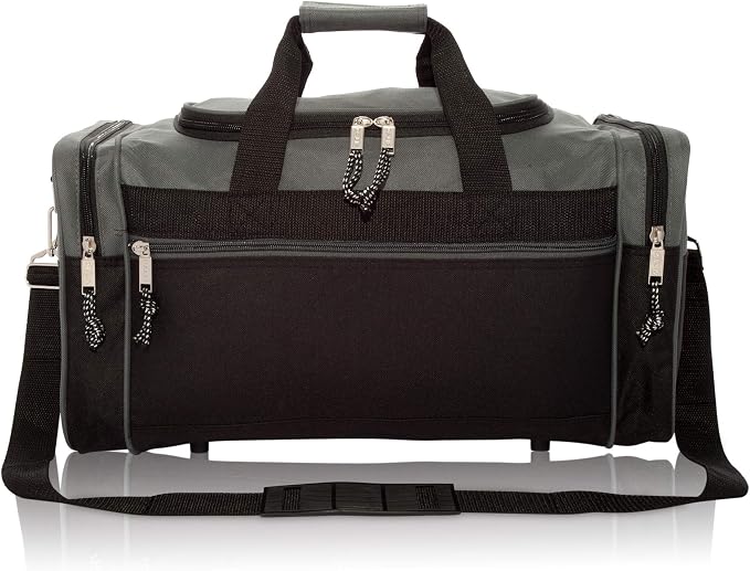 DALIX 21" Blank Sports Duffle Bag Gym Bag Travel Duffel - Image 2