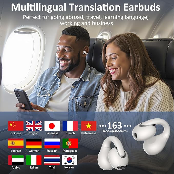 Language Translation Earbuds Real Time, IAMJOY Language Translator Earbuds Open - Image 8