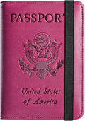 Passport Holder Cover Wallet Travel Essentials RFID Blocking Leather Card Case by PASCACOO