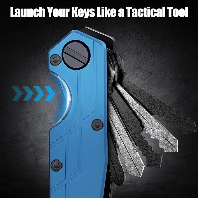 Key Organizer for Men Compact Key Holder Minimalist Key Case Metal Key Chain - Image 5