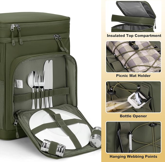 42Cans Cooler Backpack Insulated Leak Proof - Image 4