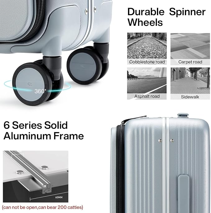 Hanke Grace Hard Shell Suitcases - Image 5