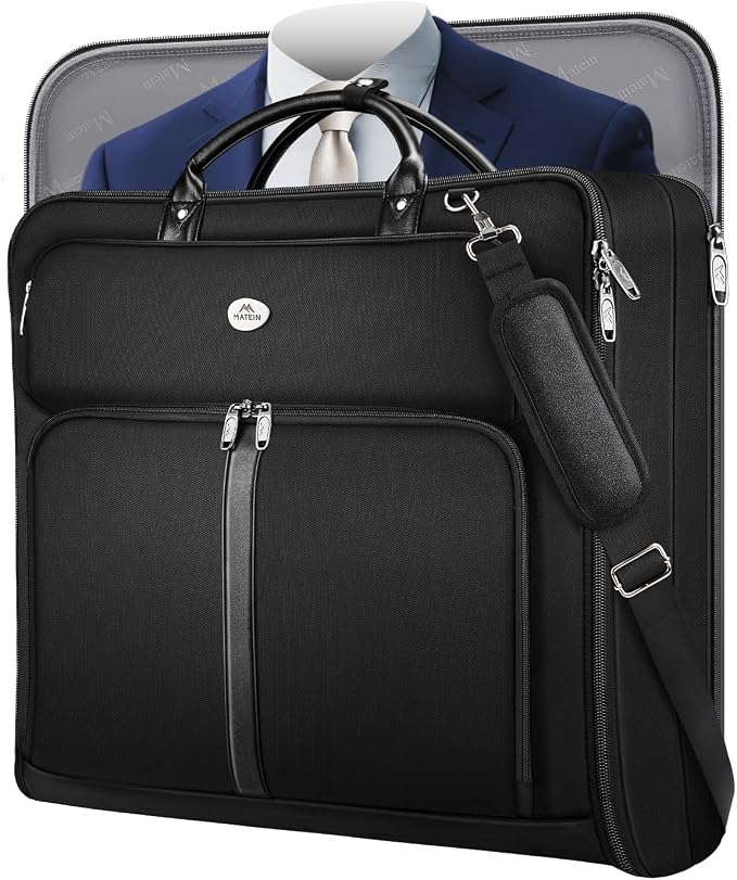 MATEIN Mens Garment Bags for travel, Large Travel Suit Bag Up to 7 Suits by MATEIN