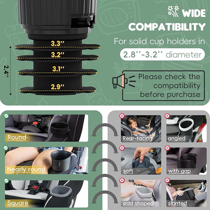 2 Pack Upgraded Car Seat Tray for Kids Car Seat Tray - Image 4