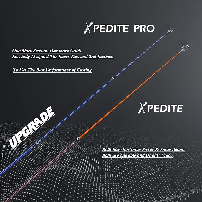EOW XPEDITE PRO Portable Telescopic Casting and Spinning Fishing Rods, 24T - Image 4
