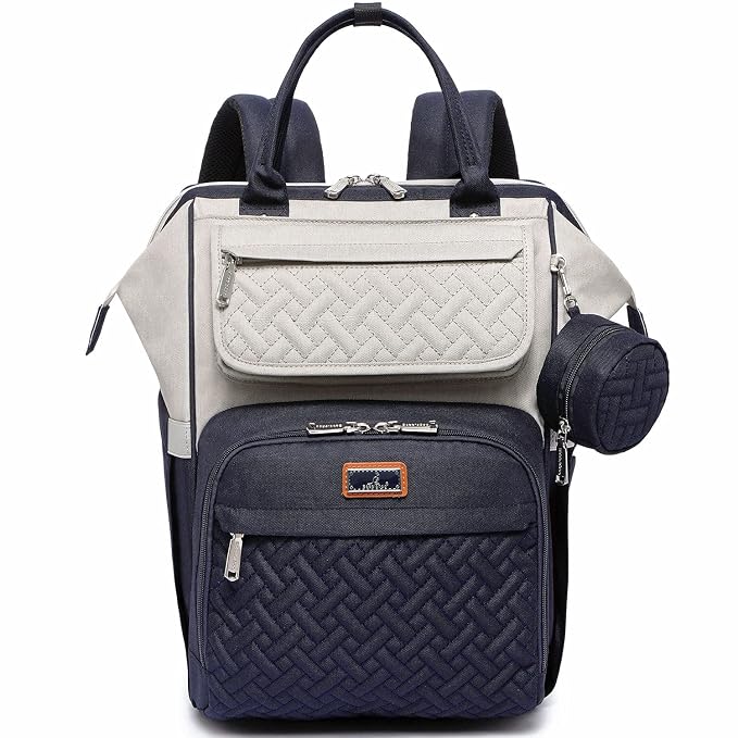 BabbleRoo Diaper Bag Backpack, Unisex Stylish Travel Back Pack Nappy by BabbleRoo