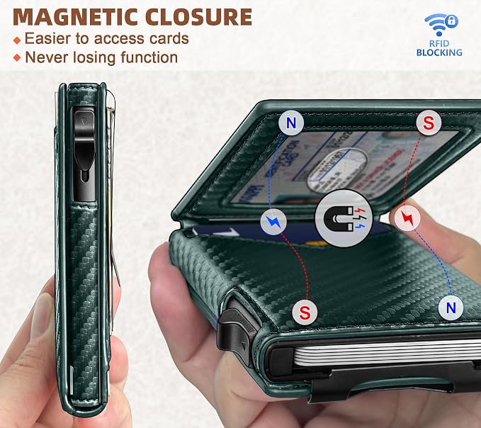 BULLIANT Men Wallet, Money Clip Wallet Slim - Image 3