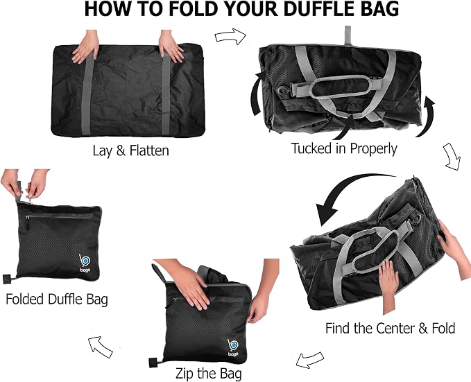 Bago Large Foldable Duffel Bags - Image 8