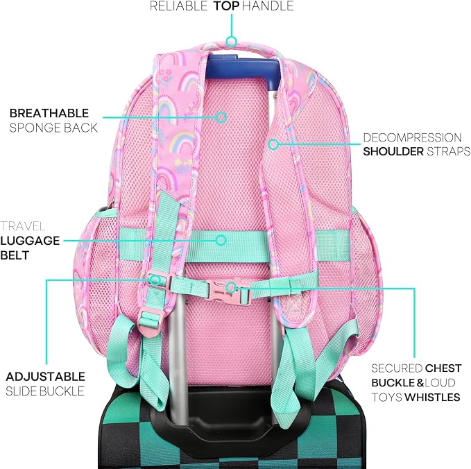mibasies Girls Backpack: Large Kids Backpack Girls - Image 2