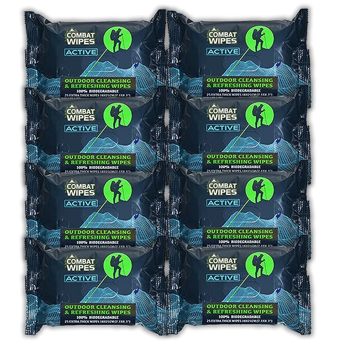 Combat Wipes ACTIVE Outdoor Wet Wipes by CombatWipes