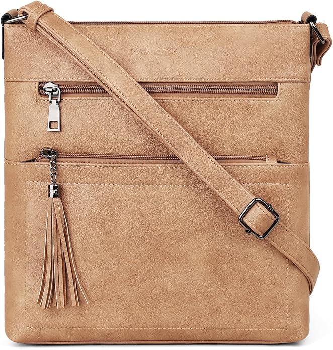 MASINTOR Crossbody Purses for Women, Adjustable Strap Shoulder Bag by MASINTOR