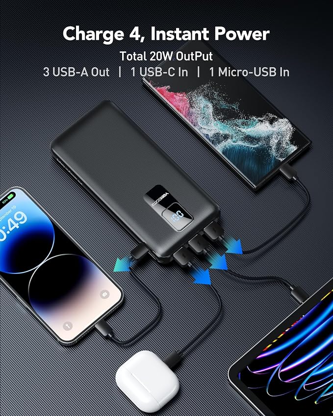 30000mAh Portable Charger LED Display Power Bank Fast Charging QC 3.0& PD - Image 6