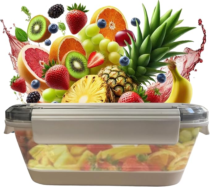A MILLI Collapsible Lunch Box- Foldable Silicone Food Containers, Tupper ware by Unknown