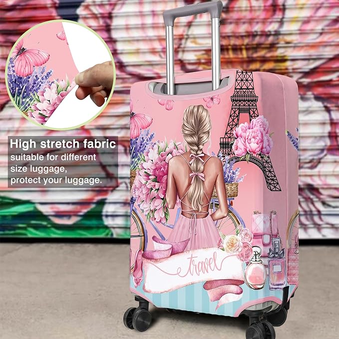 Travel Luggage Cover Suitcase Protector Fits 18-32 Inch Wheel Covers - Image 4