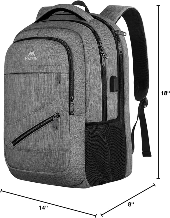MATEIN 18 Inch Laptop Bookbag, 50 L Extra Large School Laptop Backpack - Image 11