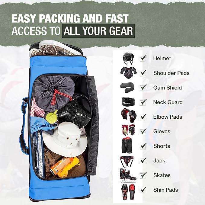 Jetstream Heavy Duty Multi Pocket Durable Sports Gym Equipment Travel Duffel Bag - Image 6