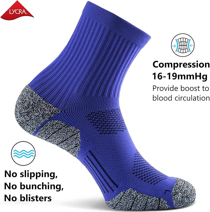 CWVLC Cushioned Compression Sport Quarter Socks - Image 3