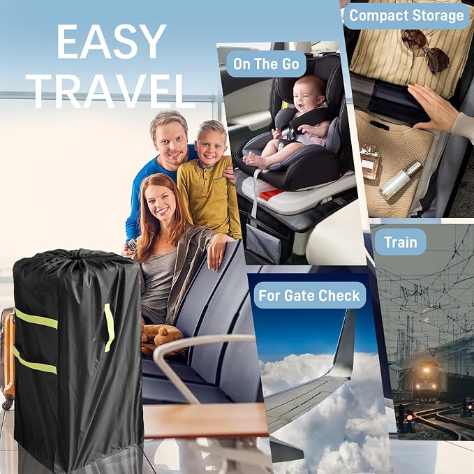 Gate Cheak Stroller Bag for Airplane Travel, Standard or Double Stroller Travel - Image 7