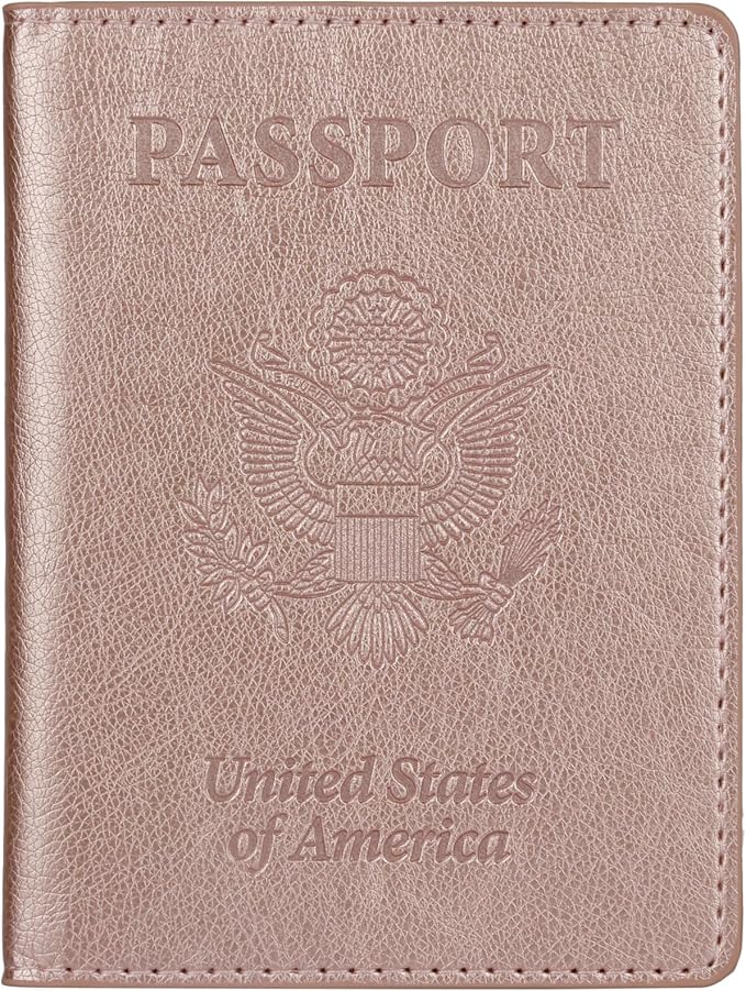 TIGARI Passport Holder for Travel Women Men, PU Leather Passport Wallet Cover by TIGARI