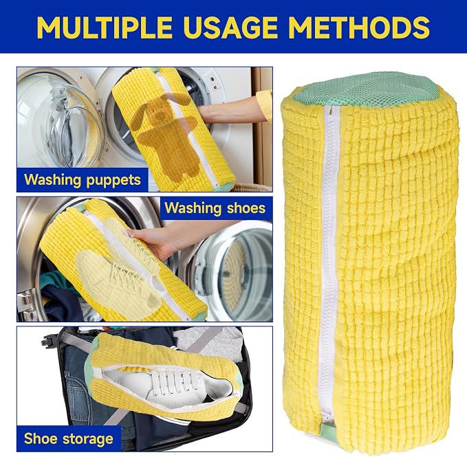 2 Packs Shoe Washing Machine Bag, Laundry Shoe Bag - Image 7