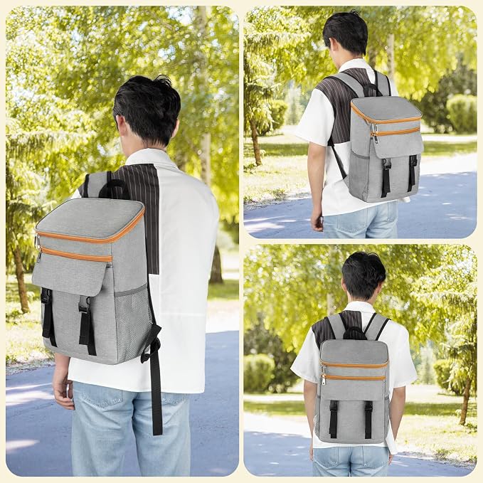 Cooler Backpack Soft Insulated Leak Proof 50 Cans Insulated Backpack Cooler - Image 7