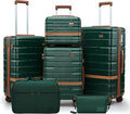 Luggage Sets, Suitcase with Spinner Wheels, PC+ABS Hardshell Travel Luggage Set by Unknown