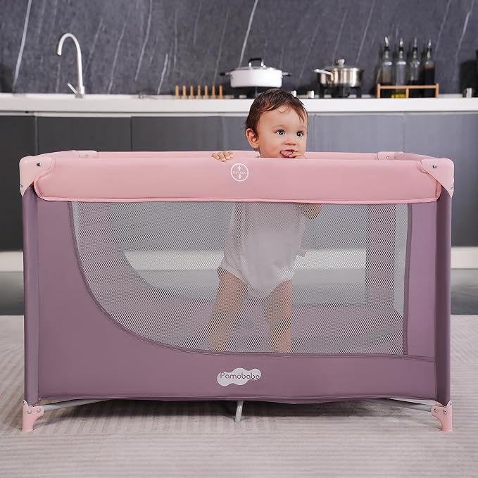 Pamo Babe Portable Crib Mattress Baby Playards - Image 5