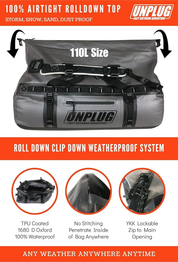 waterproof bags for camping duffle bag waterproof duffle bag backpack for - Image 3