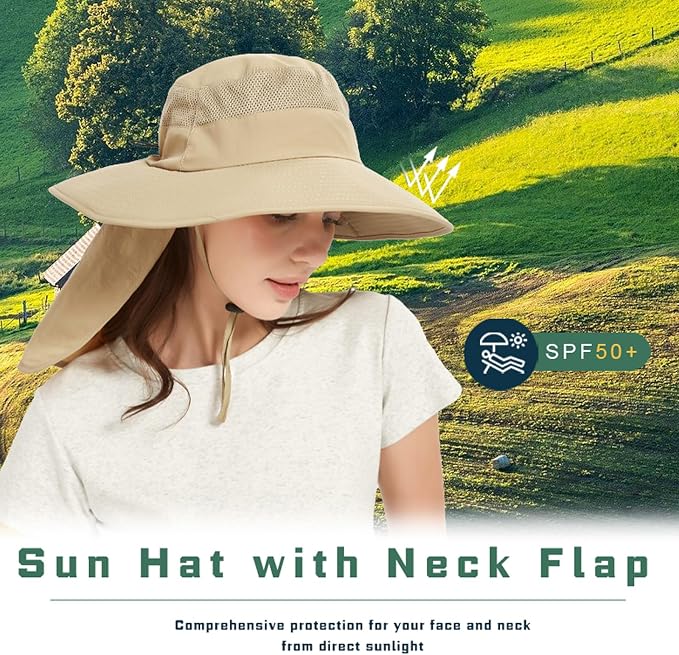 Fishing Hat Breathable Wide Brim Sun Hats - Image 2