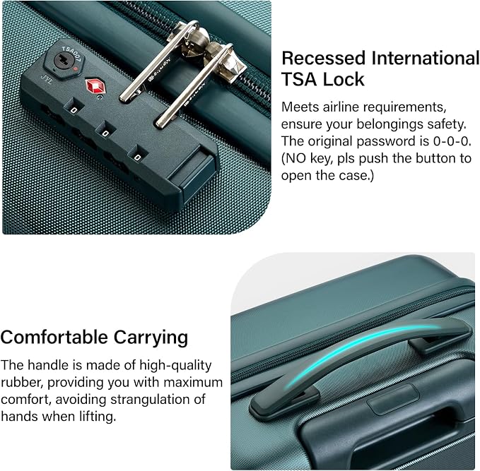 Hanke 3 Piece Luggage Sets - Image 8