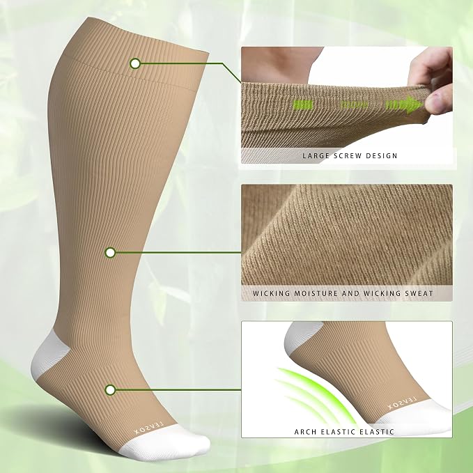 LEVSOX Wide Calf Compression Socks - Image 4